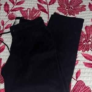 Sweatpants black women’s with pockets and drawstring